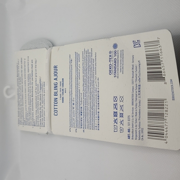 Cotton Bling Ajour Birkenstock Socks. - Picture 2 of 2